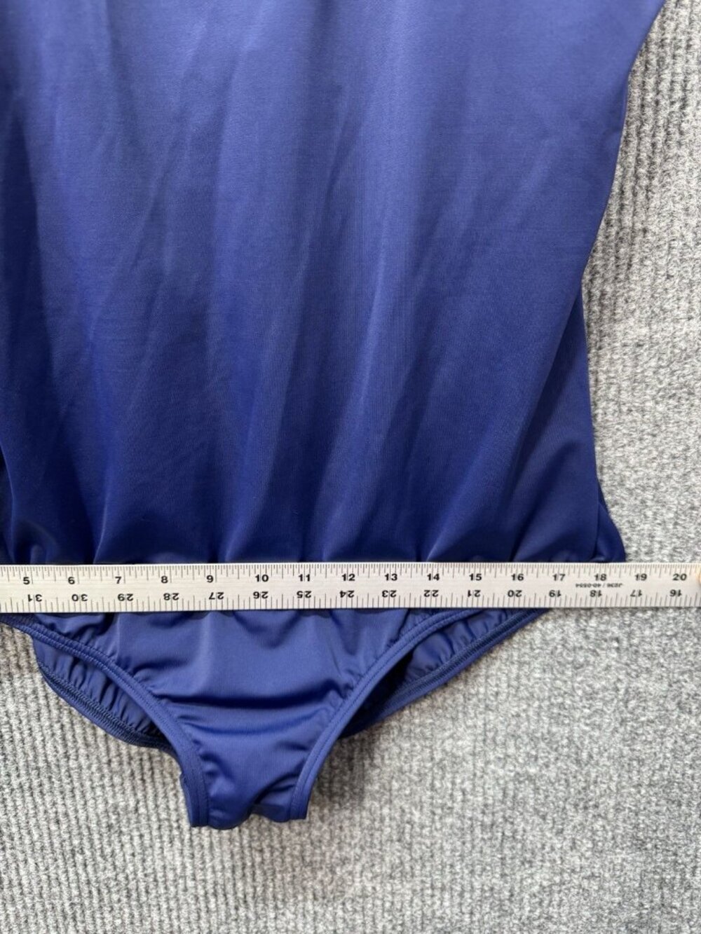 Lands End One Piece Swimsuit Womens 18P Navy Blue Soft Cup Bra Wirefree UPF 50 - Picture 10 of 11